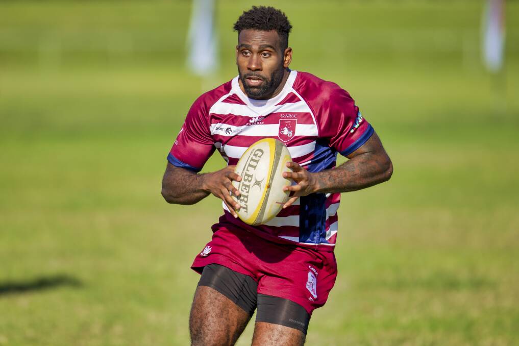 FLYER: University outside centre Michael Al-Jiboori is quickly adapting to the different style of rugby in Newcastle. Picture: Stewart Hazell