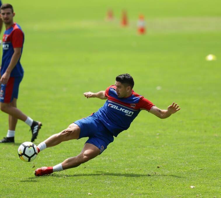 REFRESHED: Dimi Petratos has resumed training after a short break. Pictures: Jonathan Carroll
