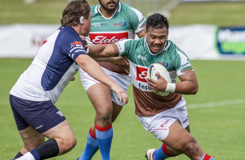 ON STANDBY: Powerhouse centre Pernell Filipo is set to make his debut for the Wildfires in the Shute Shield. Picture: Stewart Hazell