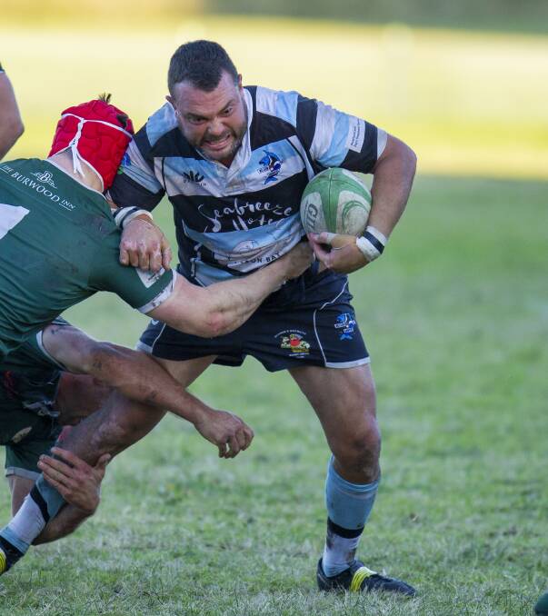 HIGH HOPES: Nelson Bay prop and co-coach Ben Whaler is confident of a much improved performance against Hamilton on Saturday. Picture: Stewart Hazell