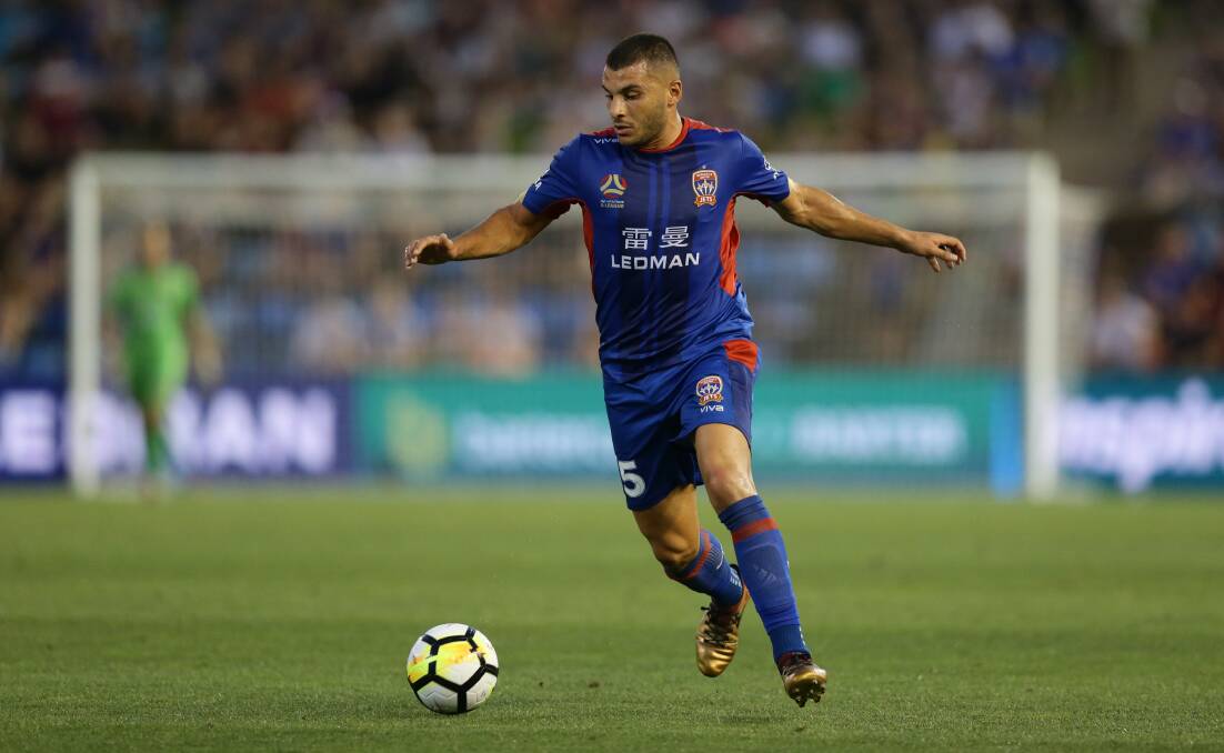 STAYING PUT: Former Jets striker Andrew Nabbout hopes to extend his stay in Japan beyond next season. Picture: Jonathan Carroll 