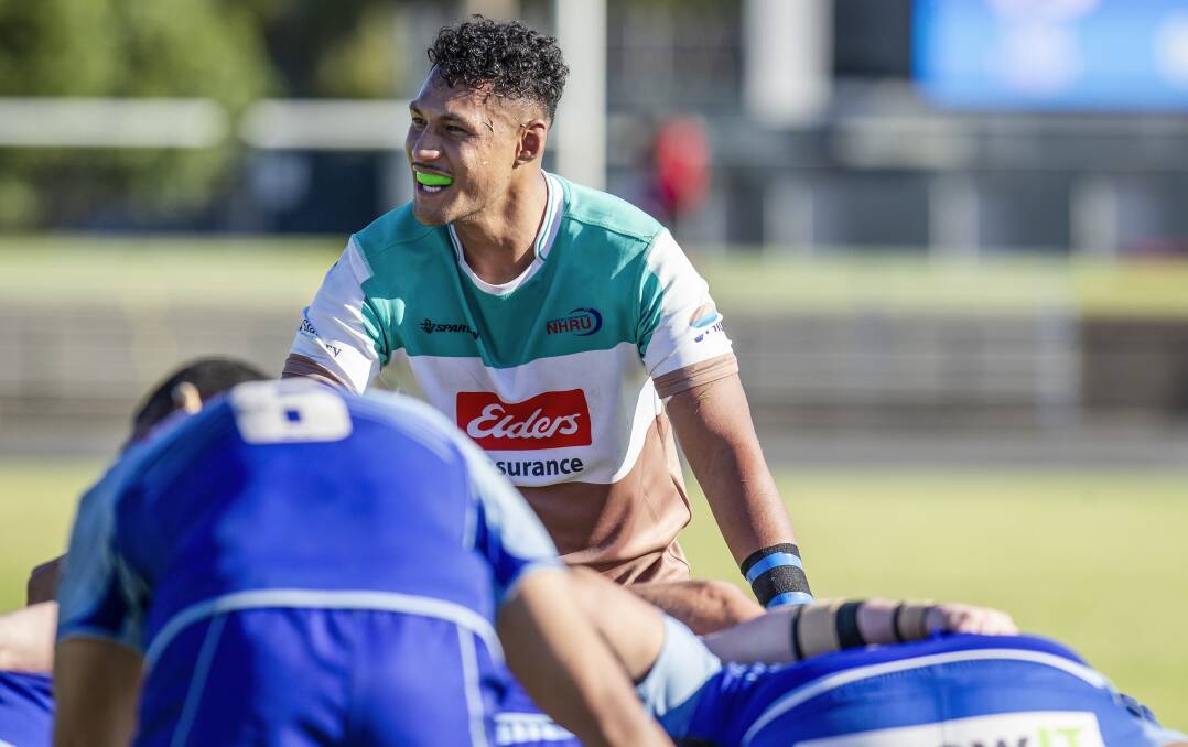 PREPARED: Hunter Wildfires No.8 George Noa is expecting plenty of attention from his former Warringah teammates in the clash at No.2 Sportsground on Saturday. Picture: Stewart Hazell