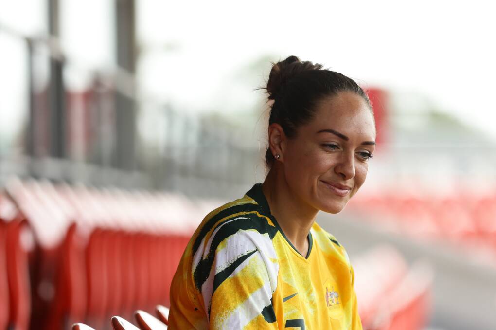COMEBACK: Kyah Simon has put a frustrating 18 months behind her and is playing a key role for the Matildas. Picture: Jonathan Carroll.