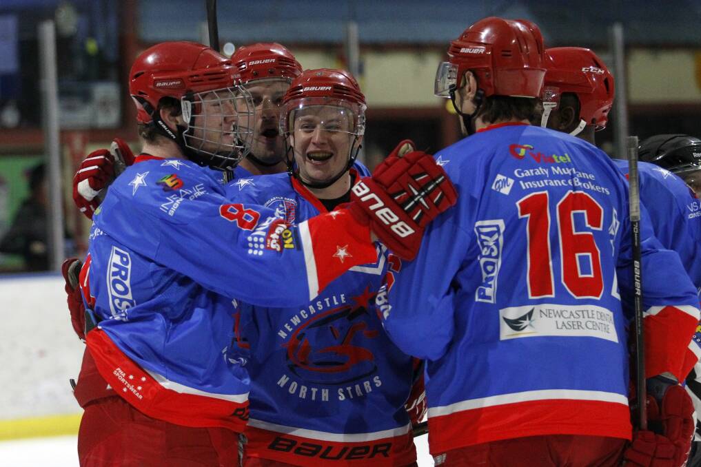 HUNTER'S BEST: The Newcastle Northstars celebrate after a win. Picture: Jonathan Carroll