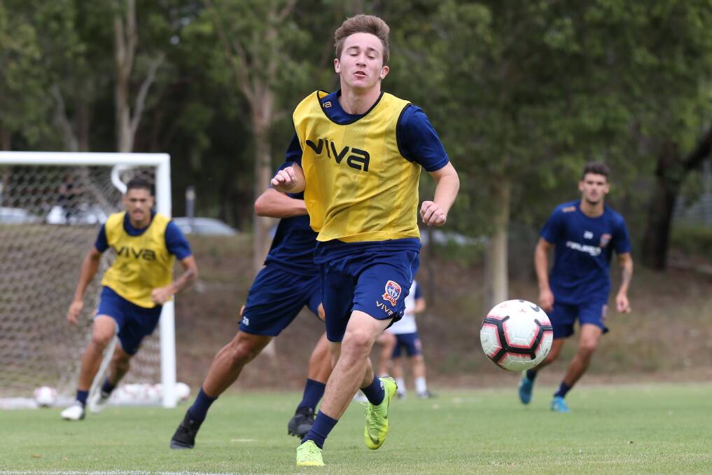 HIGH HOPES: Jack Simmons has joined Broadmeadow Magic but is focused on continuing his A-League career. Picture: Sproule Sports Focus