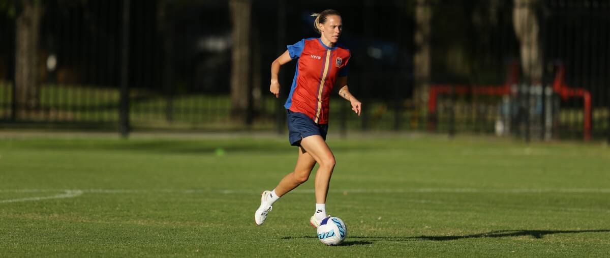 Emily van Egmond at Jets training in November 2021. Picture by Jonathan Carroll