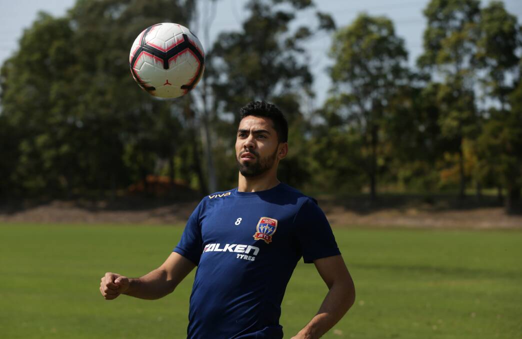 SET: Brazilian Jair is in line to make his debut for the Jets against Wanderers on Saturday. Picture: Simone De Peak