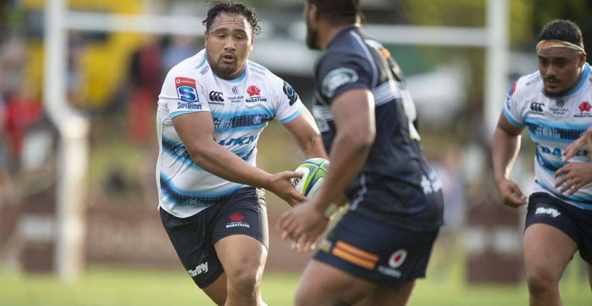 REWARDED: Andrew Tuala is back for the NSW Waratahs.Picture: Jonathan Carroll 