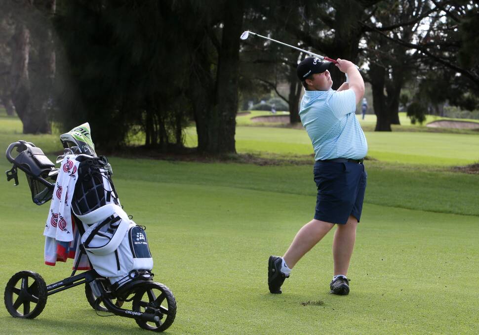 IN FORM: Corey Lamb won the Queensland Junior Amateur Championships by five strokes last week. 