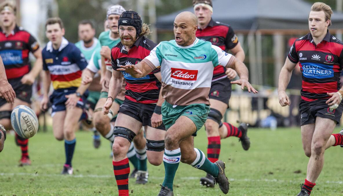 GAME-CHANGER: Carl Manu is excited to be making his Shute Shield debut for the Hunter Wildfires against Gordon at No.2 Sportsground on Saturday. Picture: Stewart Hazell