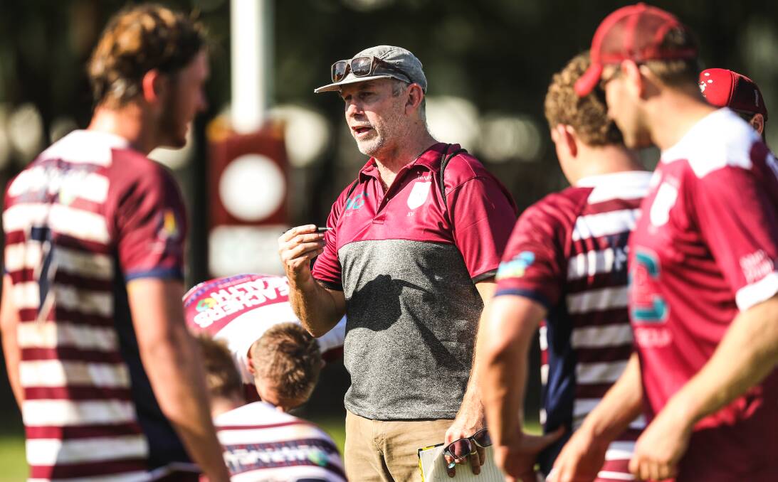 PUSHING AHEAD: Universty coach Tony Munro (centre) is determined to ensure the Students play some form of rugby this season. Picture: Marina Neil