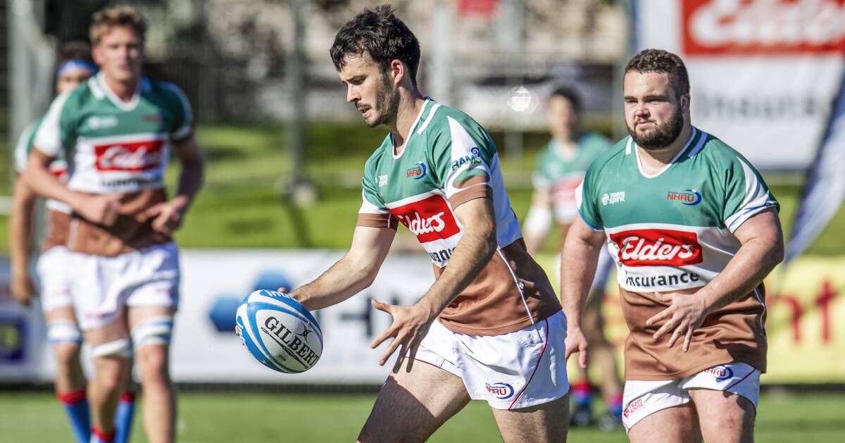 KICKING ON: Melbourne Rising fly-half Michael Moloney will make his Shute Shield debut for the Wildfires against Manly. Picture: Stewart Hazell