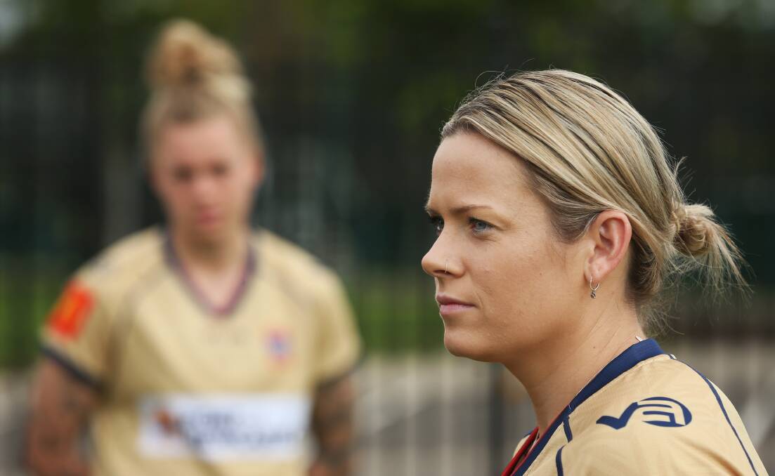 Home-grown defender Cassidy Davis will lead the Jets A-League women side for a third straight season. Picture by Simone De Peak 