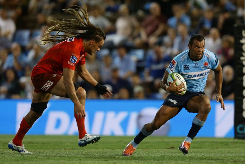 RETURNING: Kurtley Beale and the NSW Waratahs will play the New Zealand Super Rugby outfit the Blues at McDonald Jones Stadium on February 8. Picture: Jonathan Carroll