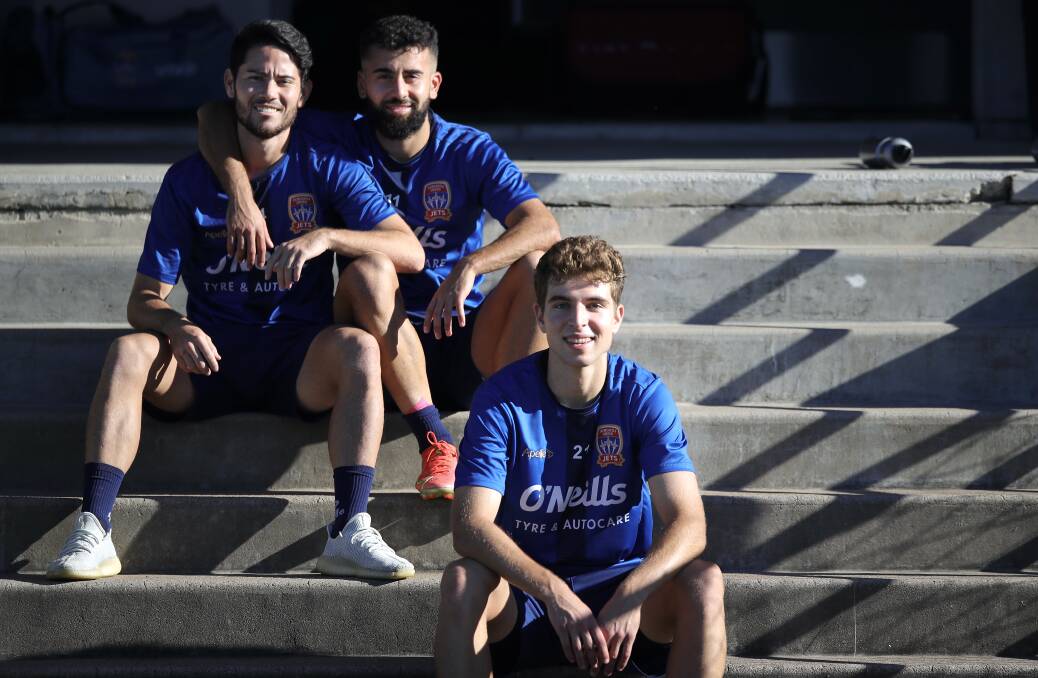 JETTING OUT: Connor O'Toole, Ramy Najjarine and Luka Prso have been named in a 23-man Olyroos squad for a camp in Spain. Picture: Sproule Sports Focus.