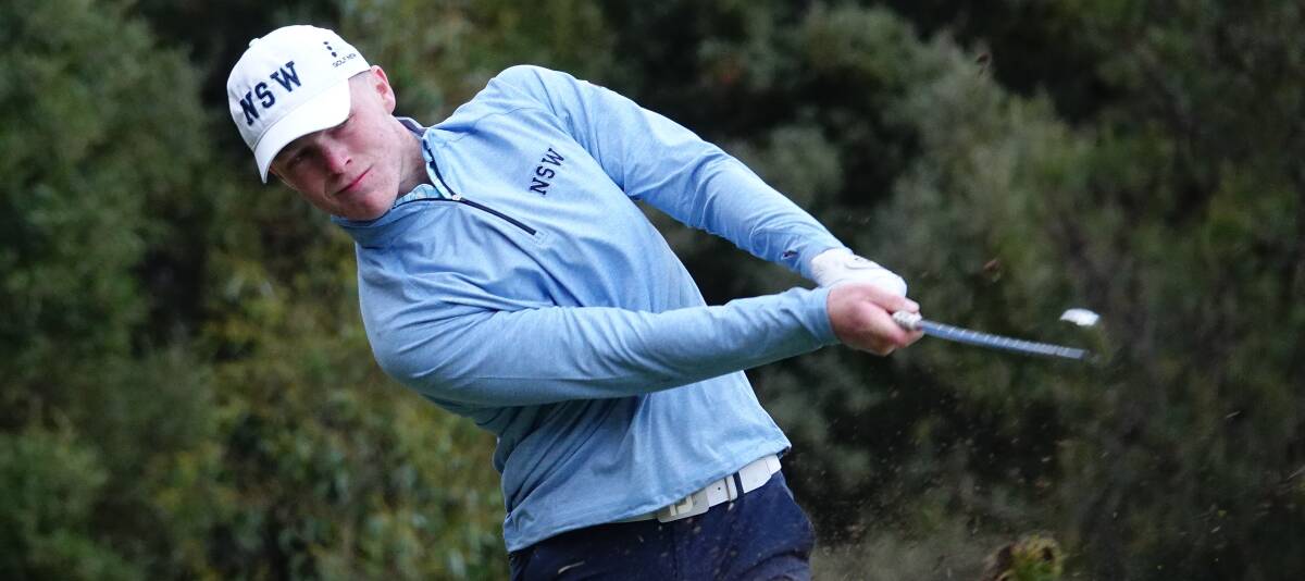 ON COURSE: Jye Pickin has returned from college in the USA. Picture: David Tease (Golf NSW)