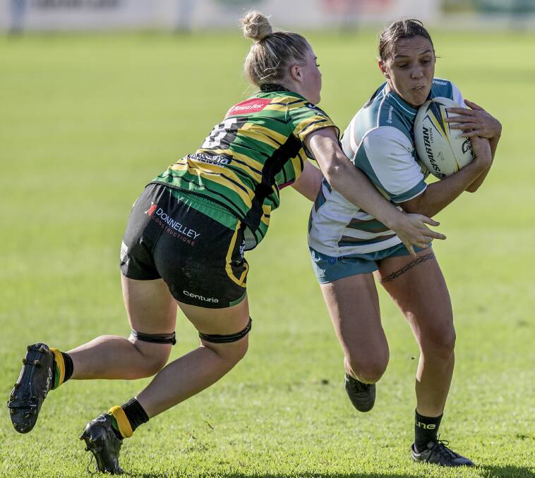 SWITCH: Anika Butler moves from wing to fullback in one of a number of changes to the Wildfires backline for the clash against Waringah. Picture: Stewart Hazell