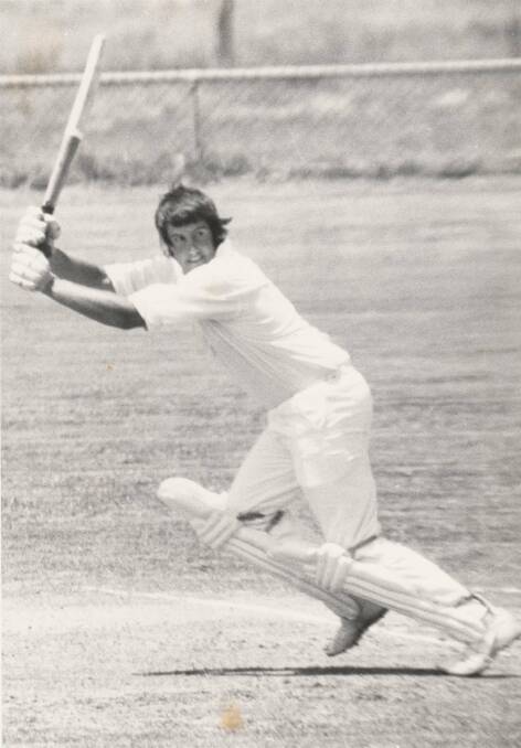 ALL-ROUNDER: Paul Burke takes off for a run during his playing days. Picture: Waratah-Mayfield cricket club facebook 