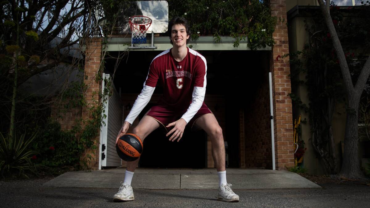 HOT SHOT: Keegan Harvey flies to the US on Wednesday to begin a basketball scholarship at the College of Charleston in South Carolina. Picture: Marina Neil