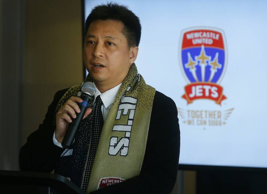 HIGH EXPECTATIONS: Martin Lee paid FFA $5.5 million for the Newcastle Jets' A-League licence and set the goal of qualifying for the Asian Champions League.