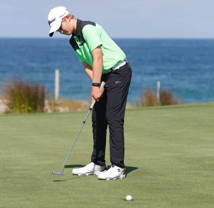 ON COURSE: Brij Ingrey went down on the fifth play-off to finish second at the NSW All Schools Championship behind Jeffery Guan at Yamba.