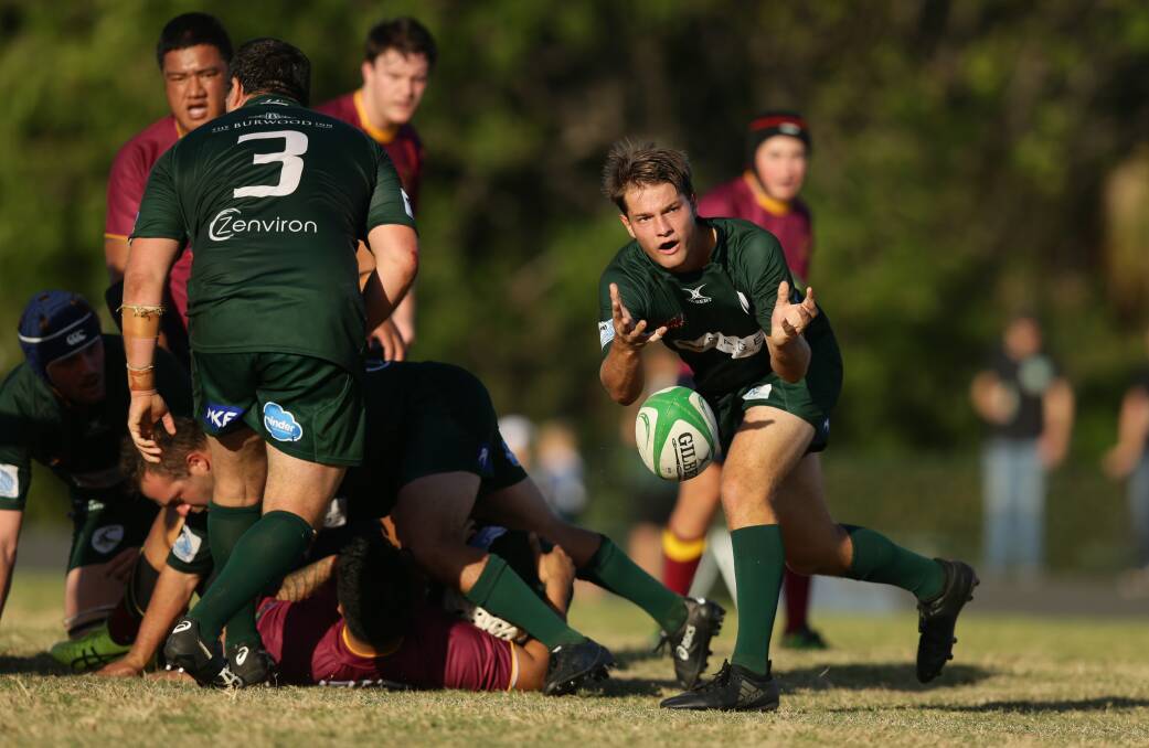 ON DECK: Merewether halfback Eli McCulloch. Picture: Marina Neil