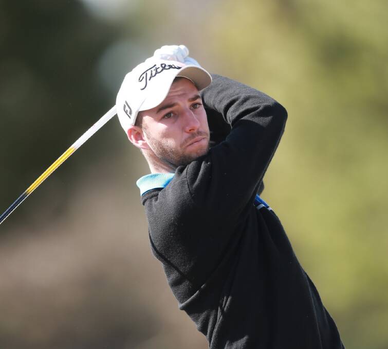 IN FORM: Brayden Petersen will be out to go one better than 2018 when he tees up in the NSW Trainee Championships at Riverside Oaks on Tuesday. Picture: David Tease (Golf NSW) 