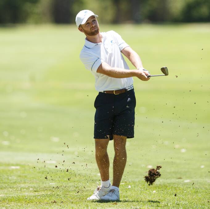 ON COURSE: Blake Windred hopes to add a major international amateur event to his title list before turning professional later this year. Picture: Max Mason-Hubers