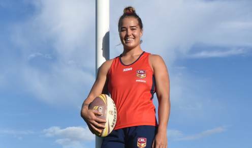 TARGET: Newcastle NRLW coach Blake Green hopes to sign Origin star Isabelle Kelly (pictured) for the Knights inaugural campaign. Picture: Josh Callinan
