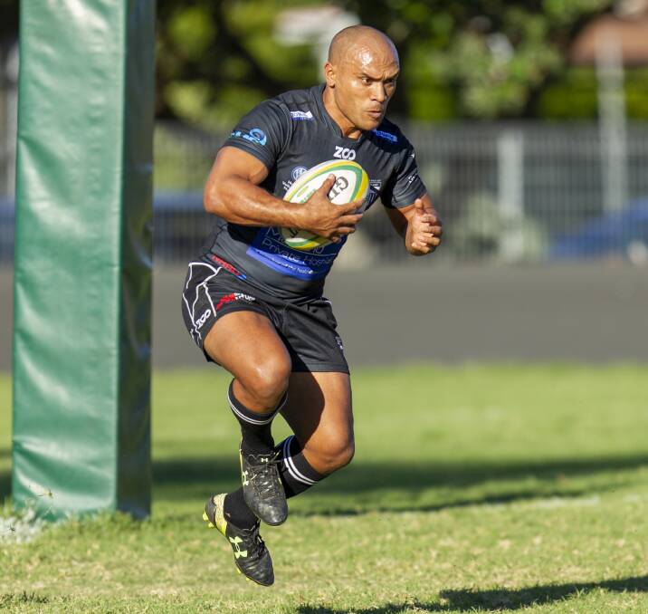 GAME-BREAKER: Carl Manu has added a new dimension to the Maitland backline after joining the club this season from The Waratahs. Picture: Stewart Hazell