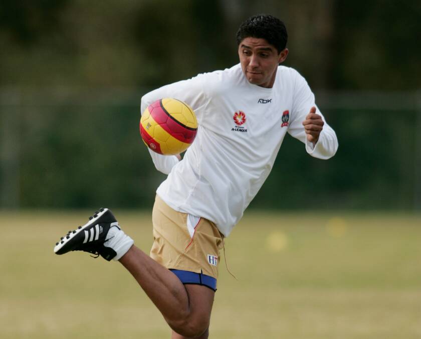 PAST IT: Former Brazilian superstar Mario Jardel struggled at the Jets and was released after 11 games. Picture: Stefan Moore.
