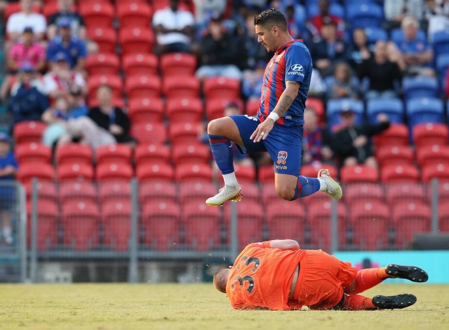 FLYING HIGH: Jets talisman Dimi Petratos. Picture: Getty Images
