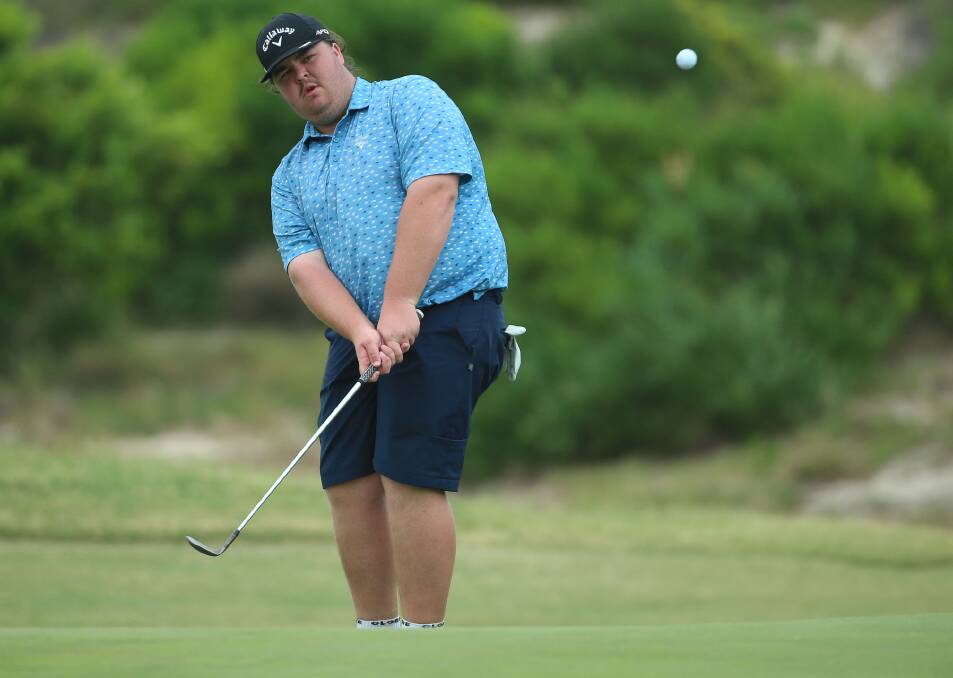 COMEBACK KING: The Vintage's Corey Lamb came back from three holes down to win. Picture: David Tease 
