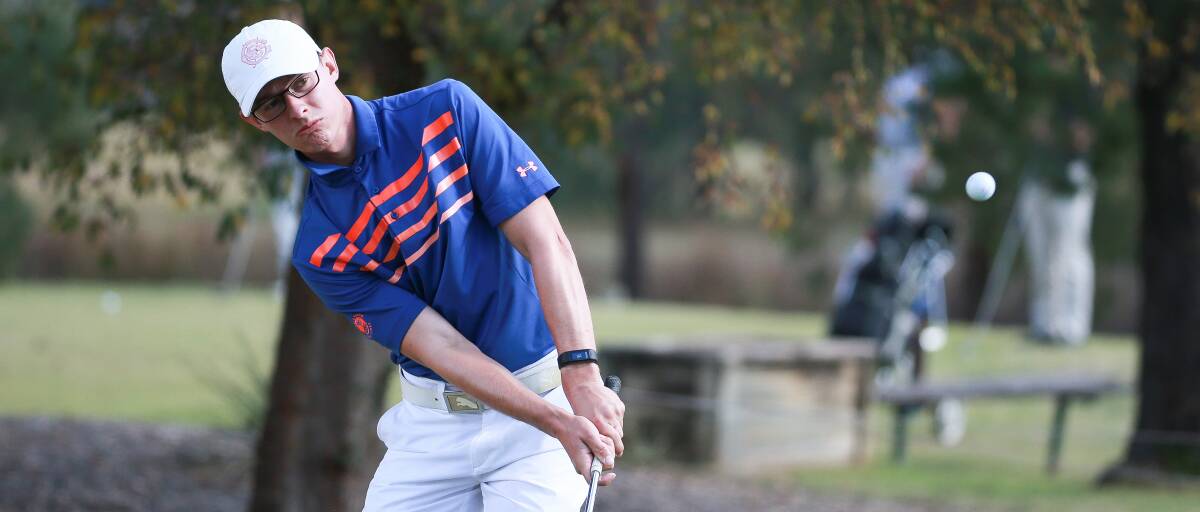 ON COURSE: Maitland amateur Hayden Gulliver is looking forward to taking on the professionals for the first time in the $100,000 NSW Open at Twin Creeks starting Thursday. Picture: David Tease (Golf NSW)