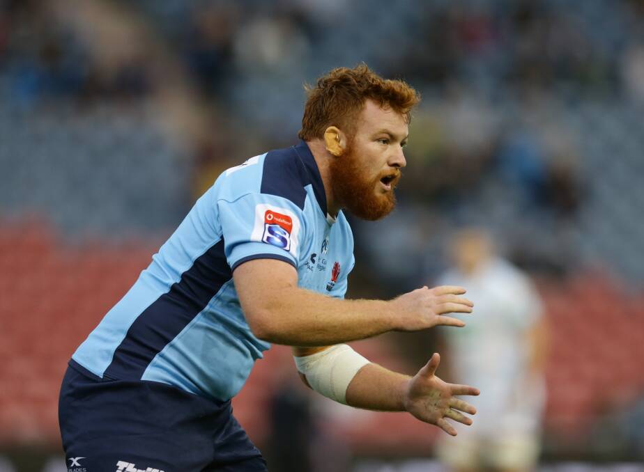 ON THE CHARGE: Waratahs prop Harry Johnson Holmes. Picture: Jonathan Carroll
