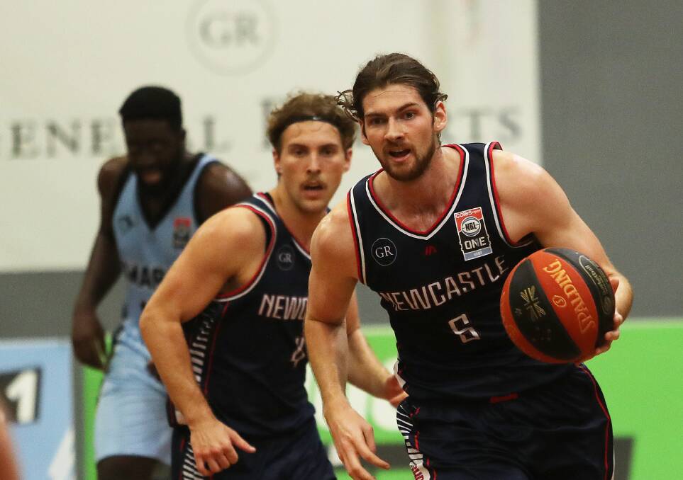 STANDOUT: Falcons swingman Ryan Beaisty posted a team-high 29 points - including five three-pointers - to go with 15 rebounds, three assists, a steal and a blocked shot. Picture: Peter Lorimer