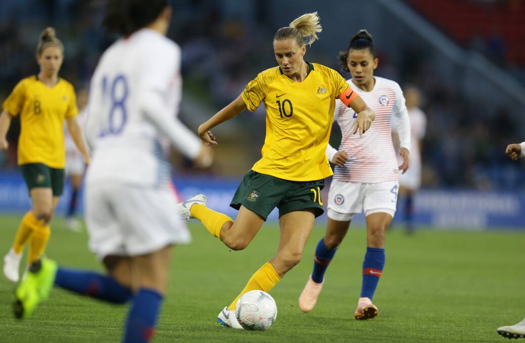 READY TO GO: Matildas vice captain Emily Van Egmond. Picture: Jonathan Carroll