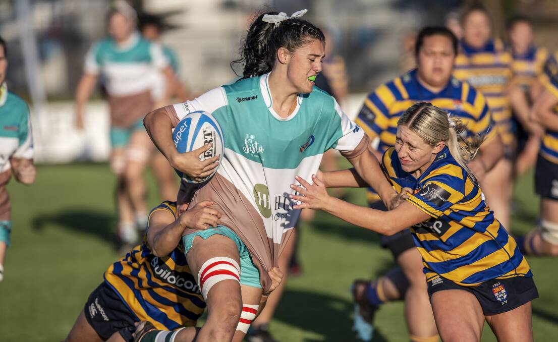 STEPPING UP: Promising lock Trudi Peterson is one of 12 Hunter players in the NSW Country squad for the Chikarovski Cup, which starts this weekend. Picture: Stewart Hazell