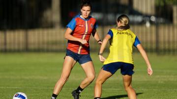 GRADUATE: Defender Kirtsy Fenton cane through the Emerging Jets academy to earn a place in the A-League women's squad and is also headed to the FIFA under-20s World Cup with the Young Matildas. Picture: Jonathan Carroll 