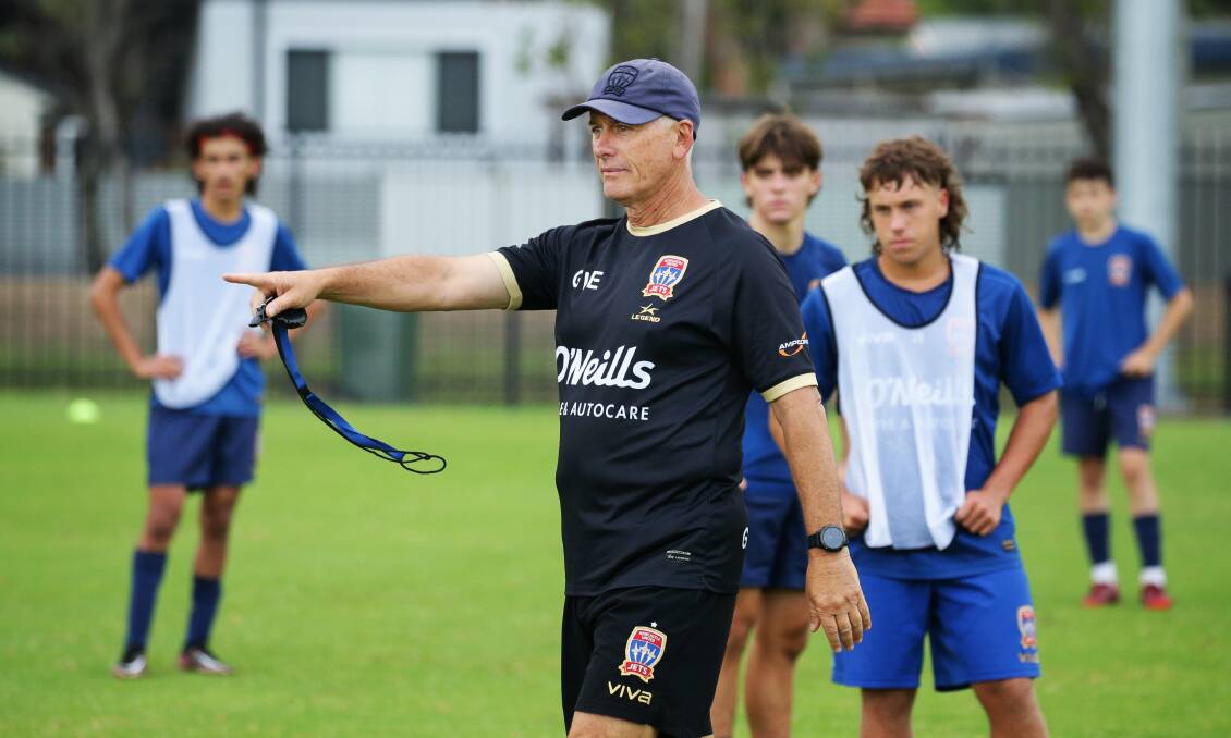 Gary van Egmond could be set to trade the Newcastle Jets for a coaching position in China. Picture by Simone De Peak 