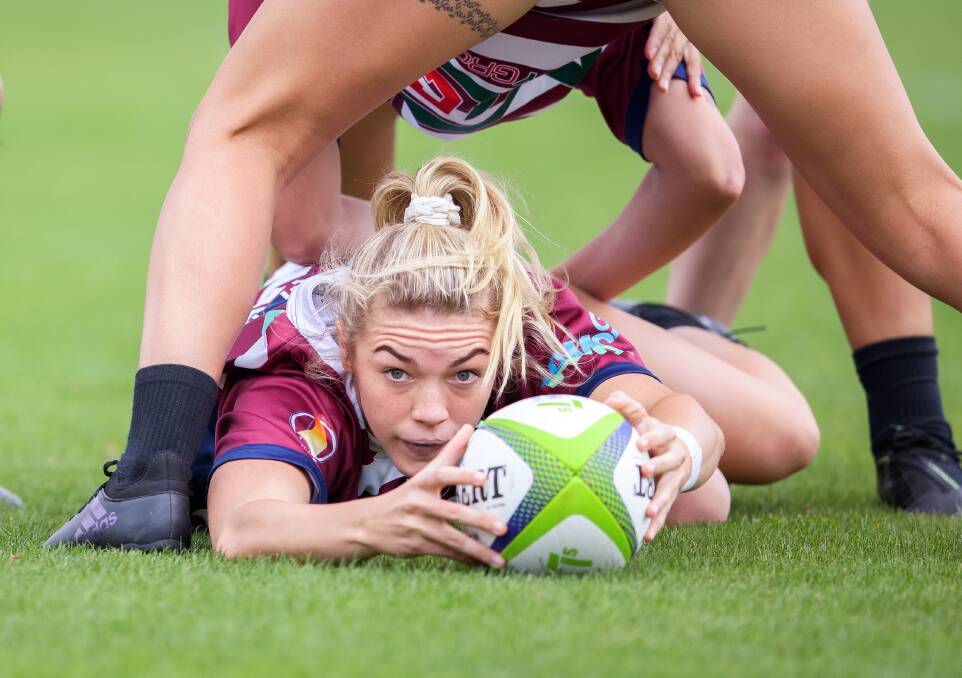 OPPORTUNITY: Sharni Waters has come into the Newcastle University side for the first round of the AON sevens national finals in Sydney this weekend. 