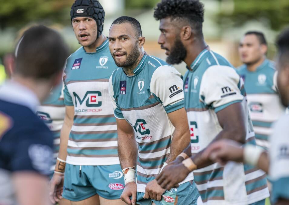 STRONG: Ngarue Jones, OJ Noa and Joe Tamani were among the Wildfires' best in a 39-21 loss to Southern Districts on Saturday. Picture: Stewart Hazell
Hunter 