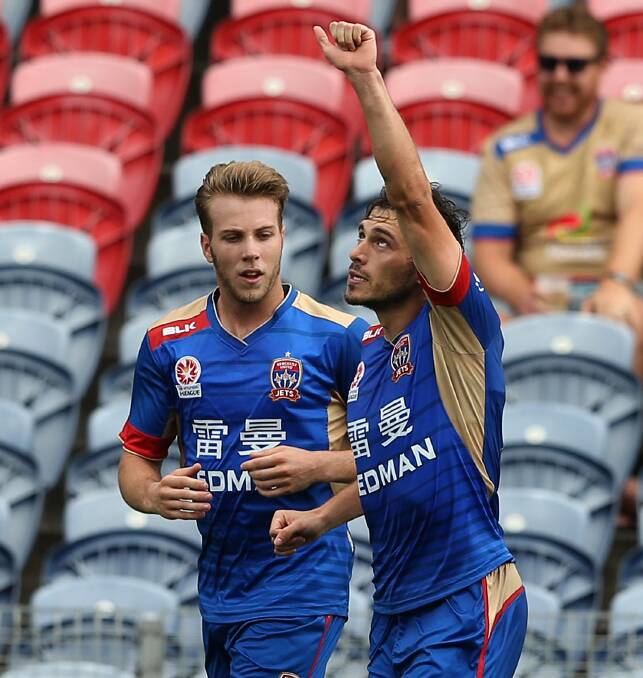 UNCERTAIN FUTURE: Newcastle Jets midfielder Mateo Poljak. Picture: Getty Images