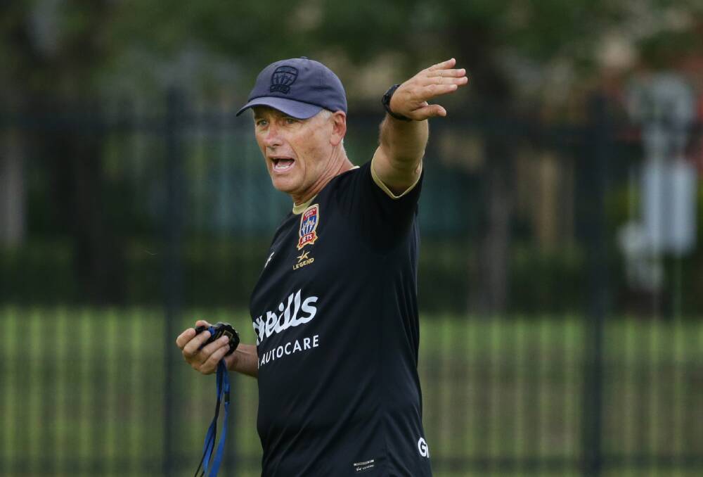 Jets women's coach Gary van Egmond is expected to confirm a move to China. Picture by Jonathan Carroll