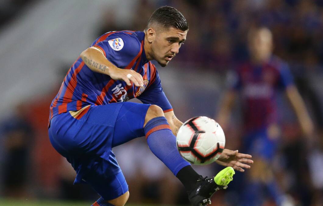 IN THE FRAME: Dimi Petratos made the most of his call-up to the Socceroos squad. Picture: AAP 