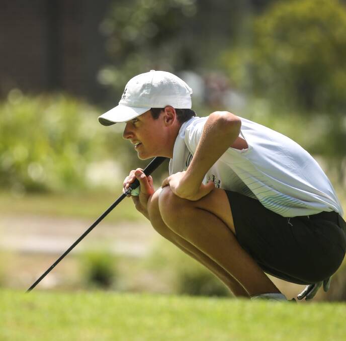 ACE: Jake Riley notched his first hole in one at the NSW Country Championships in Bathurst on Sunday.