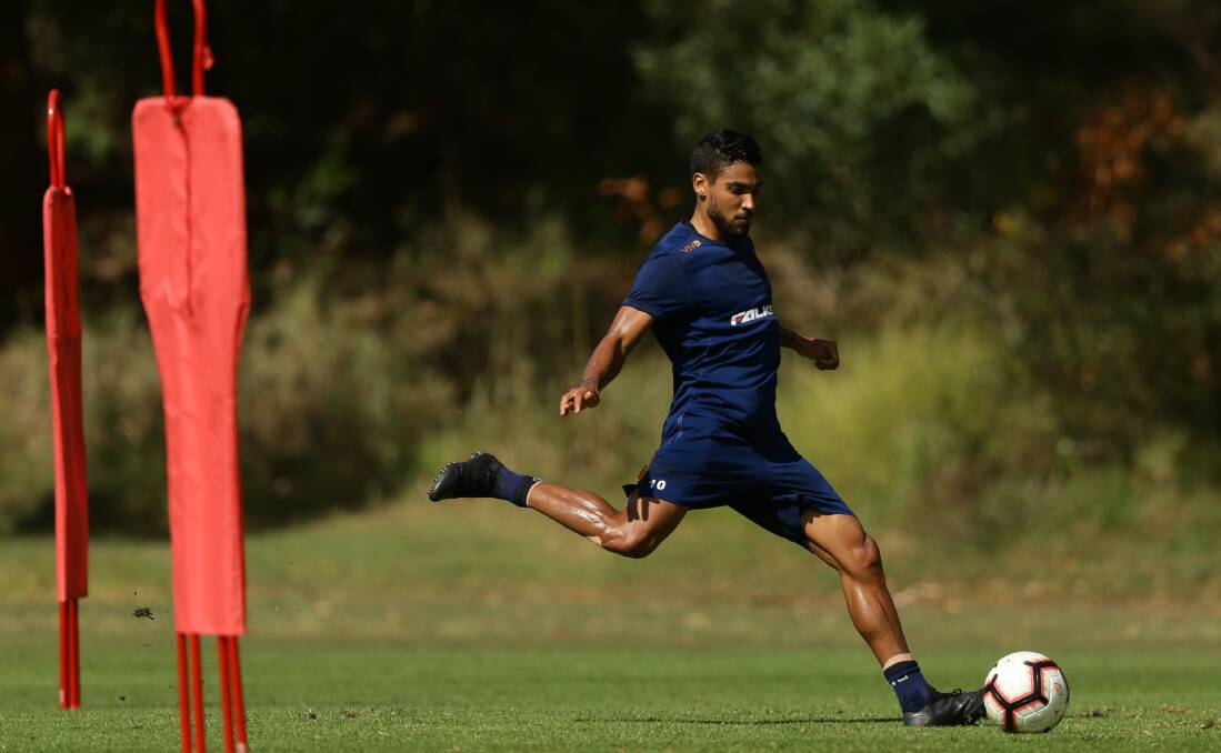 DEPARTING: Newcastle Jets marquee midfielder is looking for a new club for next season. Picture: Jonathan Carroll