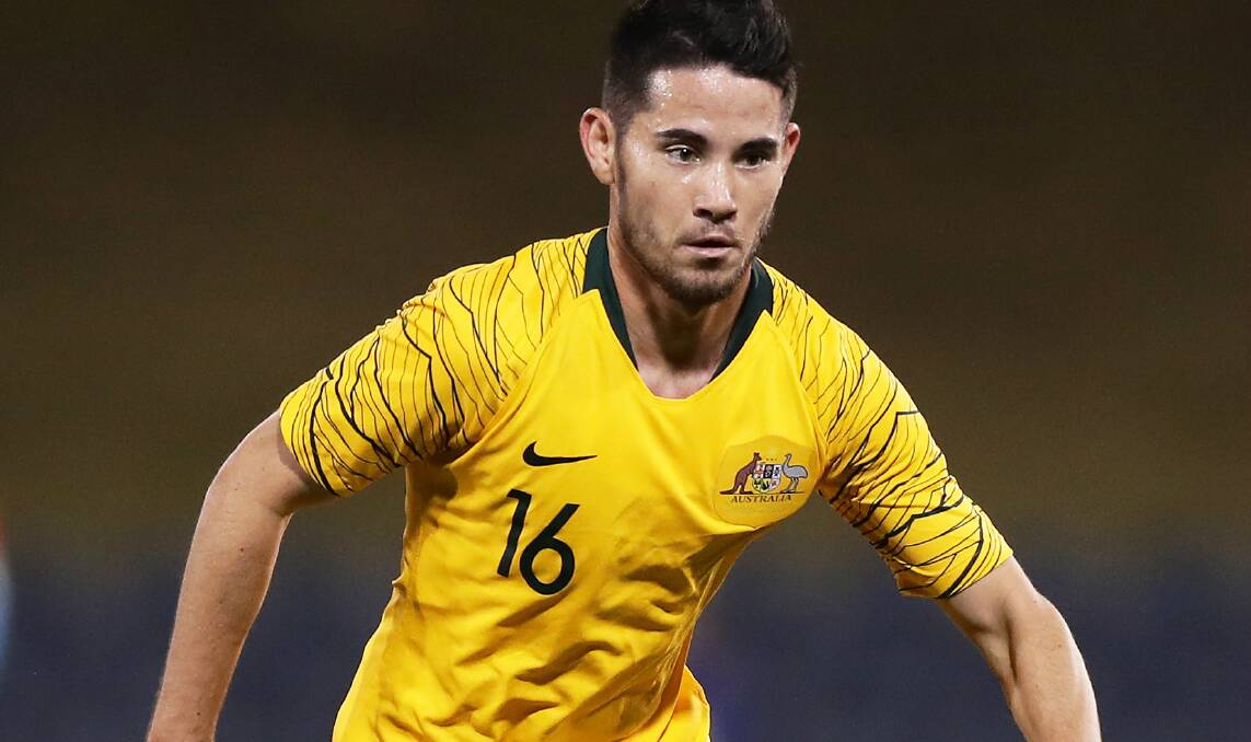 HIGH HOPES: Olyroos Connor O'Toole has signed an 18-month deal with the Jets.