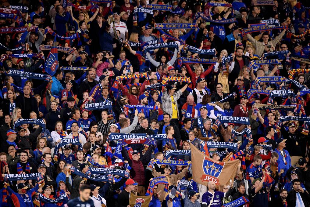 Newcastle jets are hoping to lure fans back to McDonald Jones Stadium. Picture by Max Mason-Hubers