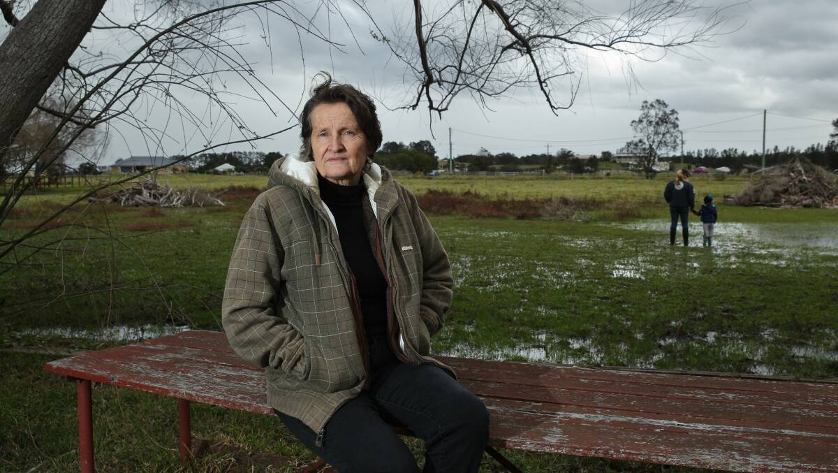WALKING AWAY: Anita Bugges, 60, from Williamtown, is prepared to give up her home to get out of the chemical contamination red zone. Picture: Max Mason-Hubers